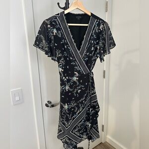 ALLSAINTS Kaiya Assam Wrap Dress